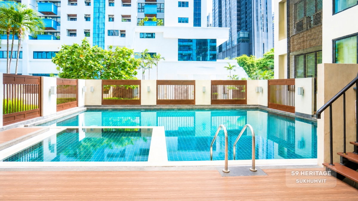 รูป ขายคอนโดสุขุมวิท 59 ใกล้ทองหล่อ–เอกมัย 59 Heritage Sukhumvit (55.72 ตร.ม.) ใกล้ BTS ทองหล่อ ราคาขาย 6.29 ล้าน พร้อมเข้าอยู่ - รูปที่ 15/16