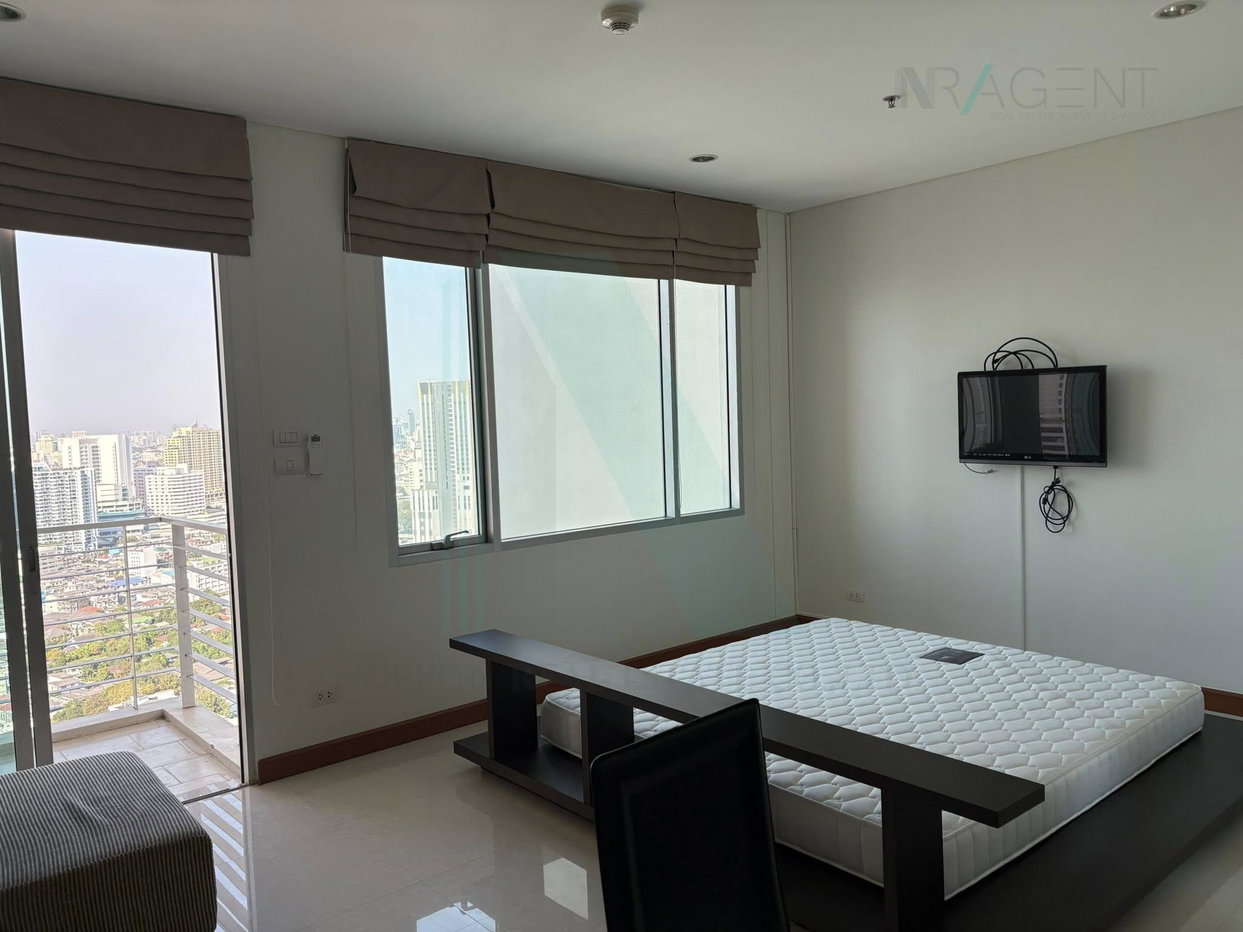 picture 🔺 For Rent Condo VILLA SATHORN Building 1, Floor 36,Studio, Room size 38 sqm - 1/8