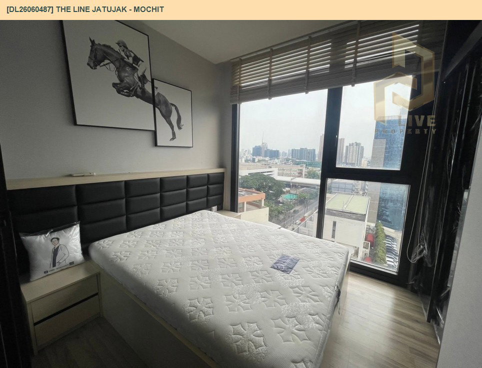 รูป DL26060487 ให้เช่าคอนโด เดอะ ไลน์ จตุจักร - หมอชิต (THE LINE Jatujak - Mochit) ใกล้ BTS สวนจตุจักร พร้อมเข้าอยู่ โทรด่วน 0653619502 LineID @952jdxxk - รูปที่ 2/9