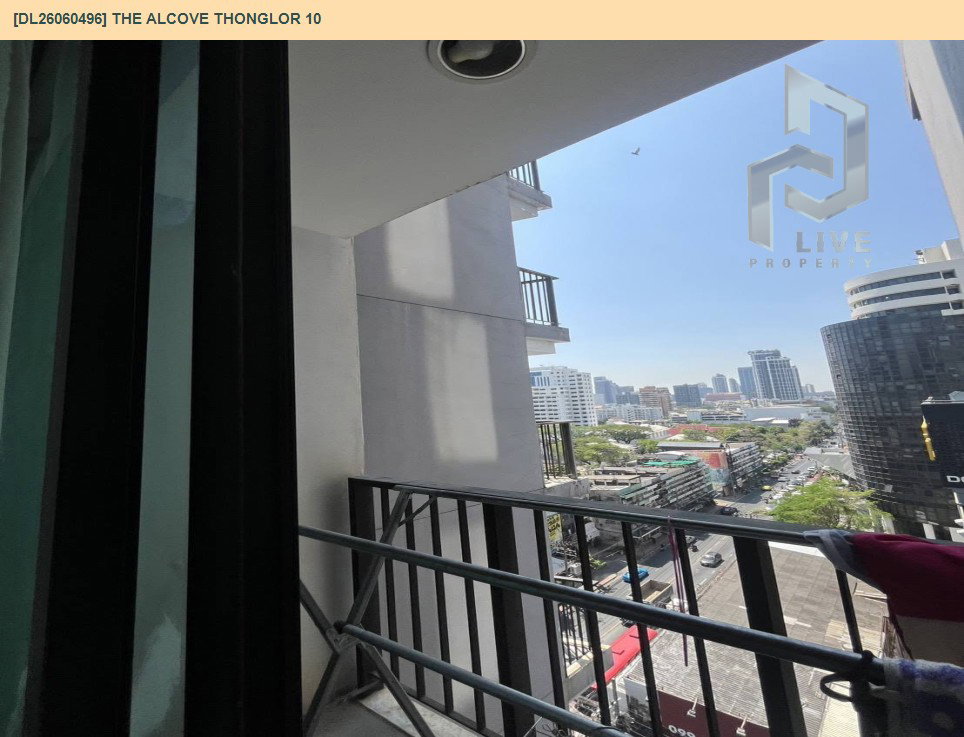 รูป DL26060496 ขายคอนโด ดิ แอลโคฟ ทองหล่อ 10 (The Alcove Thonglor 10) ใกล้ BTS เอกมัย พร้อมเข้าอยู่ โทรด่วน 0614453194 LineID @952jdxxk - รูปที่ 8/11