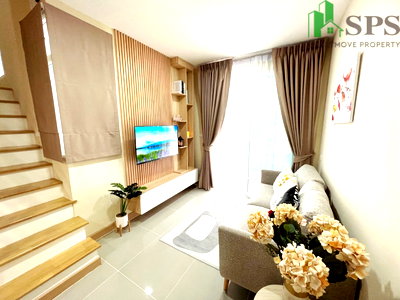 Townhouses for rent Muang Samut Prakarn Samut Prakarn : Townhome for Rent: Golden Town Sukhumvit–Lasalle (SPSSR251)