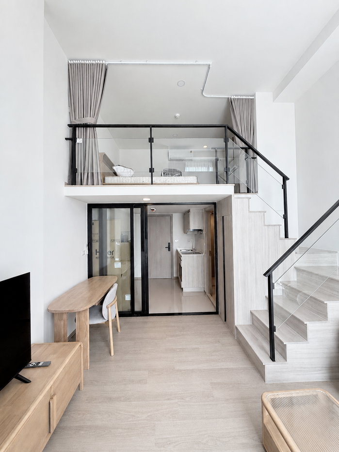 รูป [ให้เช่า] 1-Bedroom Duplex : ออริจิ้น เพลย์ บางขุนนนท์ 🚇ใกล้ MRT บางขุนนนท์ 200 ม. - รูปที่ 2/12