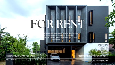 Houses for rent Chiangmai Night Safari : R-110 For Rent Brand-new Luxury Pool Villa in Hang Dong Featuring 6 bedrooms, a private swimming pool, and generous living space.