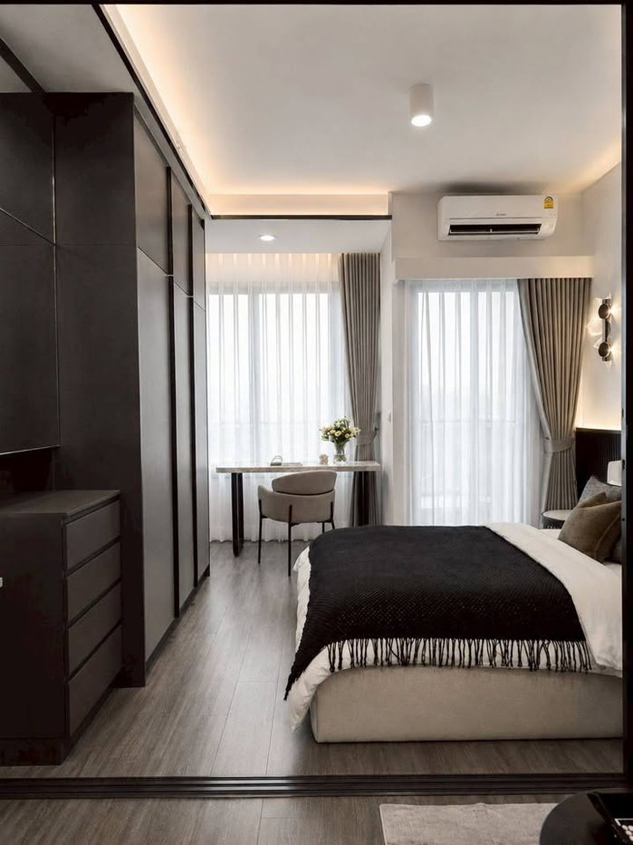 รูป ห้องว่าง* ✅ ✅ ให้เช่า - IDEO Sukhumvit - Rama 4 , Luxury สตูดิโอ พร้อมเข้าอยู่ ติดต่อไลน์ @bktasset หรือโทร 095-325-8928 - รูปที่ 4/14