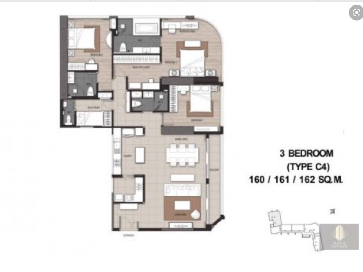 รูป For sale Condo Menam Residences 162 Sq.m River view panorama (S15-5370)  - รูปที่ 18/18