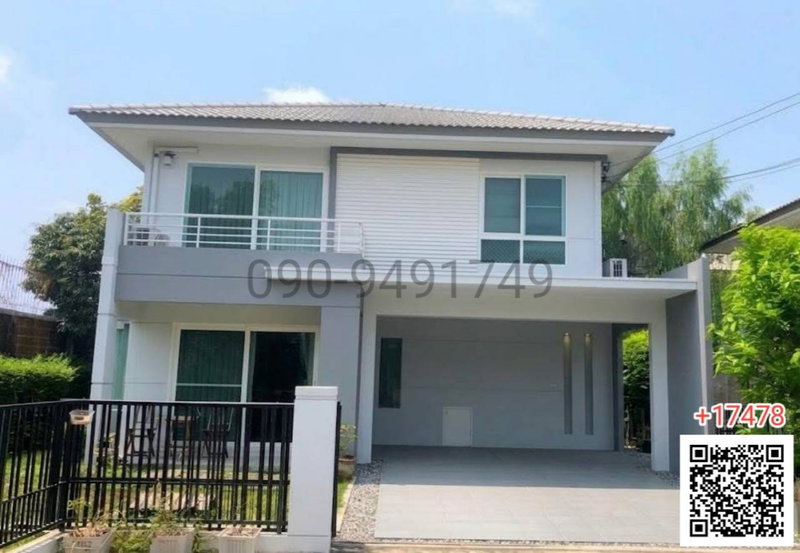 บ้านเดี่ยวให้เช่า : เช่า บ้านเดี่ยว 2 ชั้น บ้านสีวลี สุวรรณภูมิ พร้อมเข้าอยู่