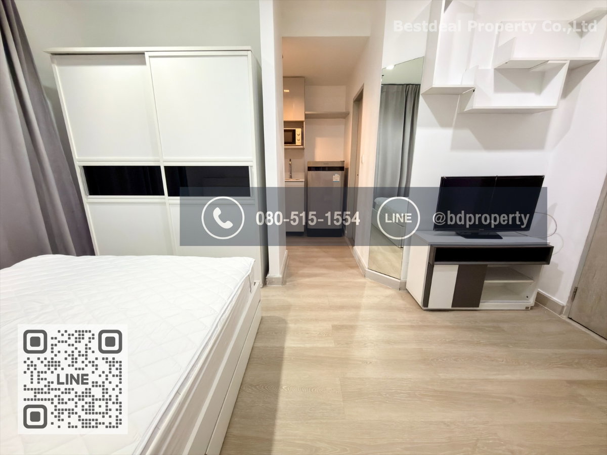 รูป Bestdeal ให้เช่า Studio 22ตรม.ราคา 13,000/เดือนเท่านั้น เฟอร์นิเจอร์และเครื่องใช้ไฟฟ้าครบ “IDEO MOBI RAMA 9” ใกล้MRT และ เซ็นทรัลพระราม 9 เพียง 80 ม. - รูปที่ 4/12
