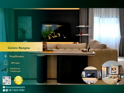 Houses for rent Bang Pu Industrial Estate : CD03828 - Centro Bangna : MegaBangna