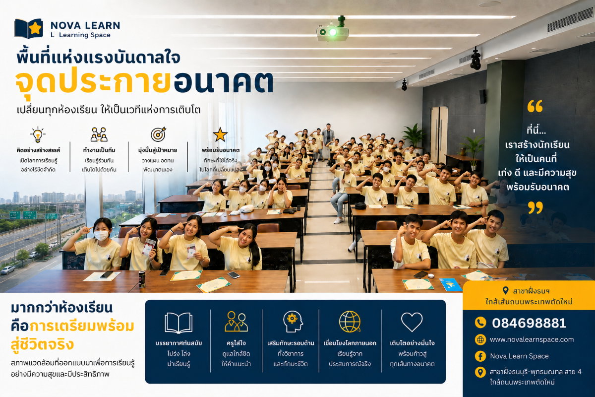 รูป พื้นที่พรีเมียม ที่ธุรกิจของคุณ  NOVA LEARN SPACE · OFFICE FOR RENT  อาคารสำนักงานให้เช่า Premium เพียง 10 ยูนิต พื้นที่ขนาดใหญ่สูงสุด 900 ตร.ม.  - รูปที่ 31/31