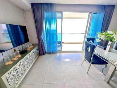 ขายคอนโด : The Palm Wongamat Beach Pattaya Sea View Condo for Sale