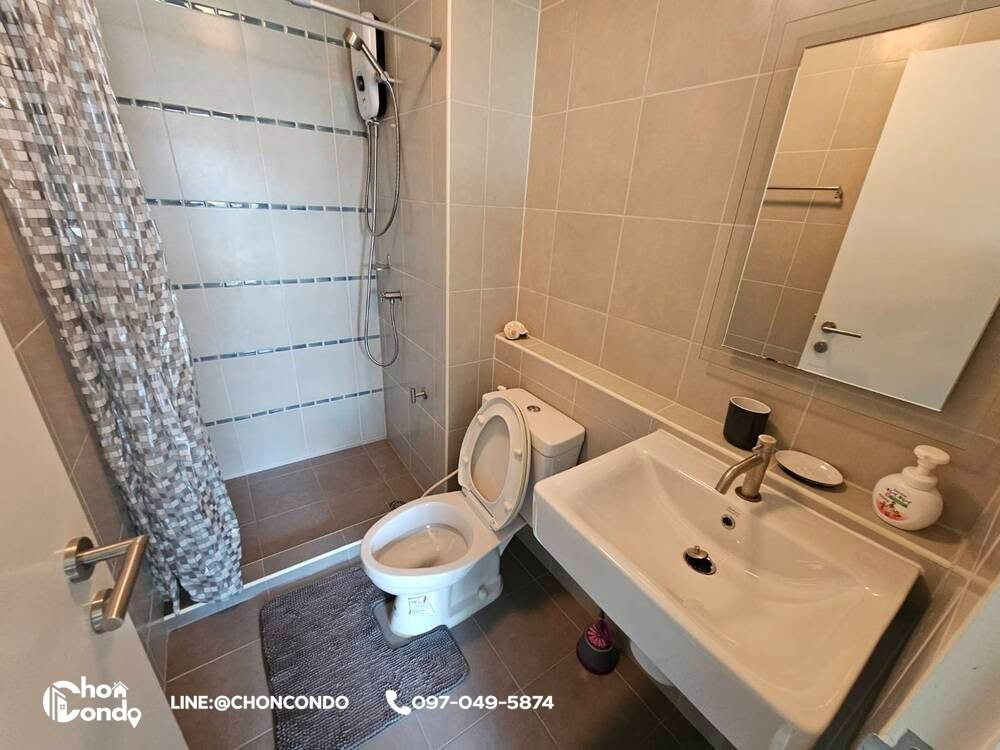 รูป DCondo ดีคอนโด ชั้น4 ตึกD ------------ ห้องมุม ---- 25 มิ.ย. 2569 ---------Tel 097-049-5874 (Line: @choncondo มี@ด้วย) - รูปที่ 4/13