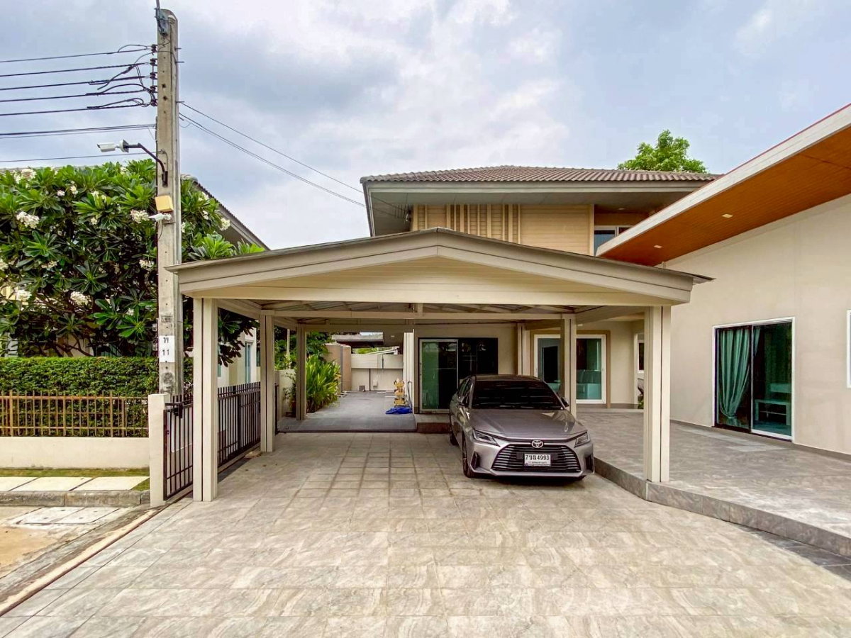 รูป ขายบ้านเดี่ยว ม.คณาสิริ บางนา (ซอยเอแบค) 5 ห้องนอน แปลงใหญ่ 94 ตร.ว. แปลงใหญ่สุดในโครงการ หลังมุมหน้าสวน - รูปที่ 25/31