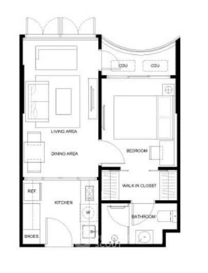 picture 1-BR Condo at Kawa Haus near BTS On Nut (ID 2983034) - 12/12