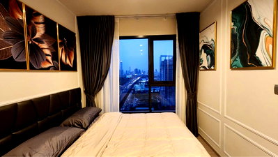 คอนโดให้เช่า : 🔥ว่างพร้อมเข้าอยู่🔥#NOP507 🏢 Life Asoke Hype✅แอดไลน์นัดชมห้อง