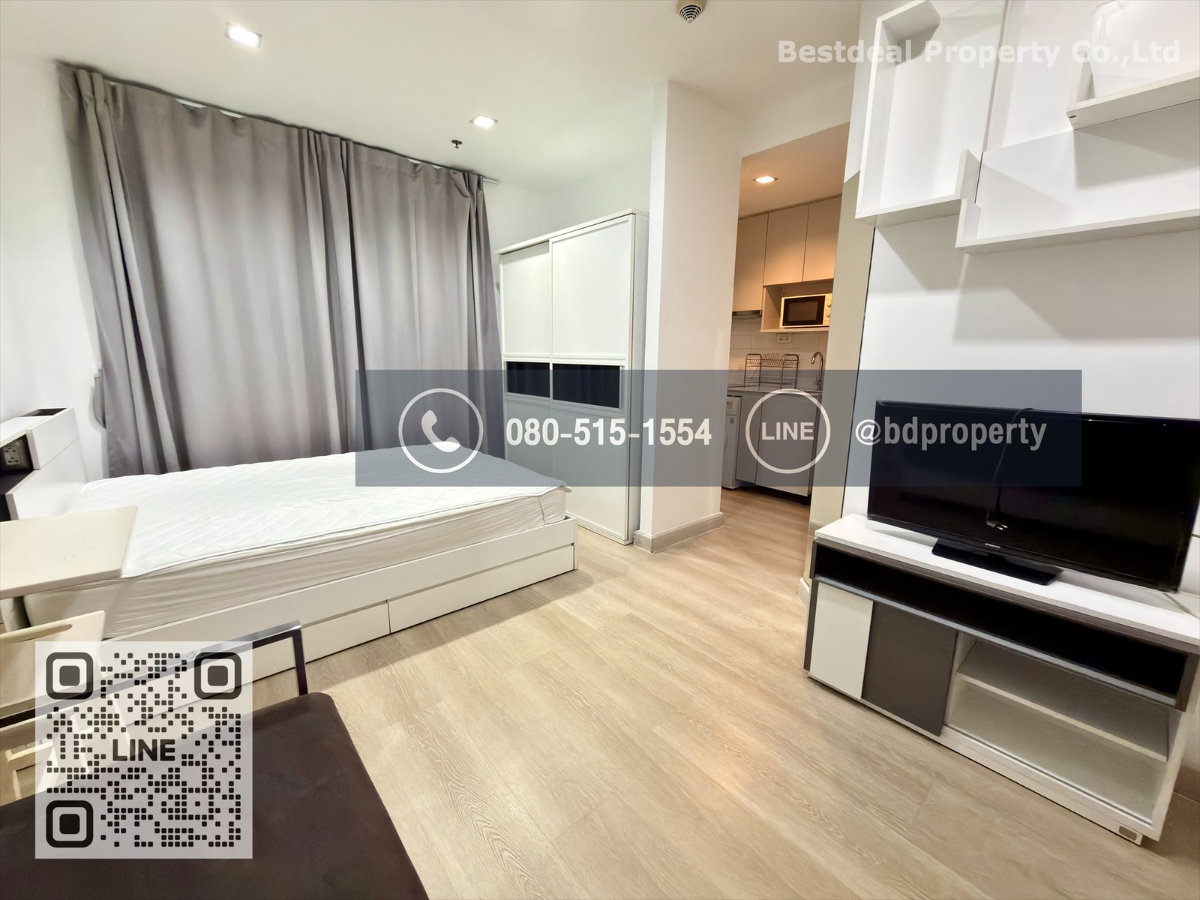 รูป Bestdeal ให้เช่า Studio 22ตรม.ราคา 13,000/เดือนเท่านั้น เฟอร์นิเจอร์และเครื่องใช้ไฟฟ้าครบ “IDEO MOBI RAMA 9” ใกล้MRT และ เซ็นทรัลพระราม 9 เพียง 80 ม. - รูปที่ 6/12