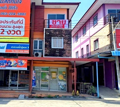 อาคารพาณิชย์ ปลวกแดง : ขาย ตึกแถวสามชั้นเหมาะค้าขาย ถนนรอบอ่างเก็บน้ำหนองปลาไหล-ระยอง  (ถนนสาย 3191) 2,100,000