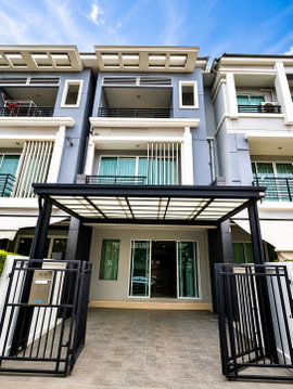Townhome for Rent | Baan Klang Muang Rama 9 – Ramkhamhaeng Fully Furnished | 3 Bedrooms | Near MRT Ramkhamhaeng University | Ready to Move In