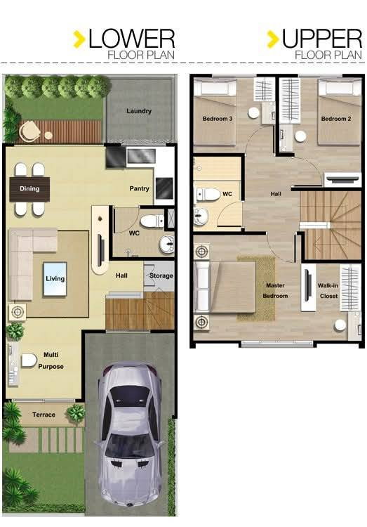 picture Townhome for rent with a lush garden... Pruksa Town Next On Nut - Rama 9 - 20/21