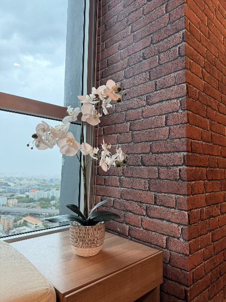 รูป (BB146)ปล่อยเช่า Rhythm Sukhumvit50, 45.5 Sq.M, 32nd floor, River view, fully-furnished room, just renovated, close to BTS Onnut - รูปที่ 10/15