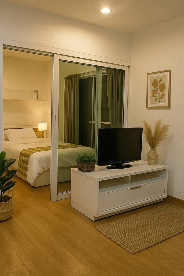 รูป 💥💥ปล่อยเช่าคอนโด The Key ประชาชื่น 1Bed 30 ตร.ม.ชั้น 2 ตึก B ห้องมุม ใกล้เดอะมอลล์งามวงศ์วาน สนใจ LINE: @atfirm💥💥 - รูปที่ 1/7