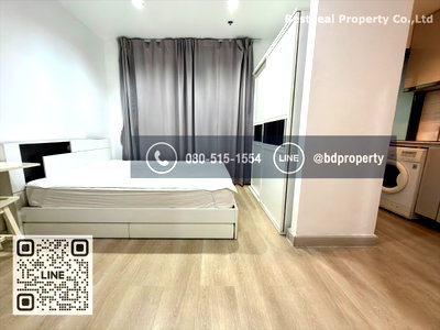 Condos for rent : Bestdeal  FOR RENT Studio 22 sqm. Rental 13,000 THB /month CONDO “IDEO MOBI RAMA 9” Near Phraram Kao 9 MRT Station 80 meters.