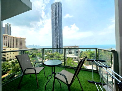 คอนโดให้เช่า : ให้เช่า The Riviera Wongamat ขนาด 50 ตร.ม. 1 ห้องนอน เฟอร์ครบ พร้อมเข้าอยู่