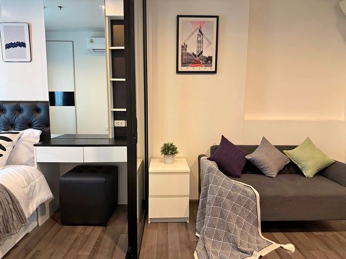 R3050 ให้เช่าคอนโด The Base Park West สุขุมวิท 77 (ว่างค่ะ) ใกล้ BTS อ่อนนุช