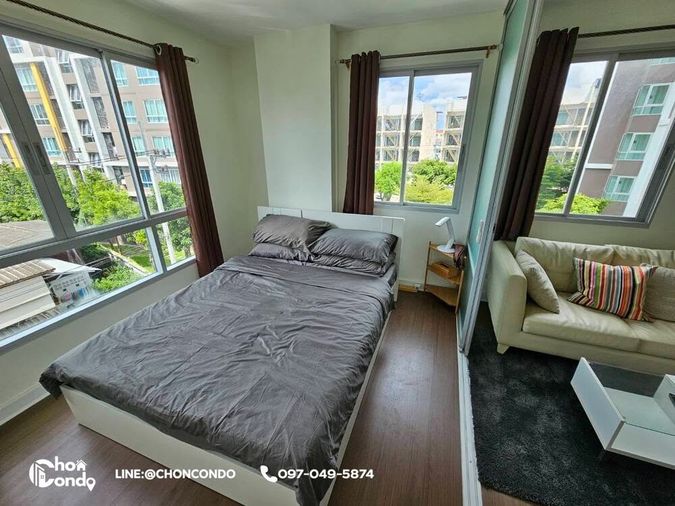 DCondo ดีคอนโด ชั้น4 ตึกD  ------------ ห้องมุม ---- 25 มิ.ย. 2569 ---------Tel 097-049-5874 (Line: @choncondo มี@ด้วย)