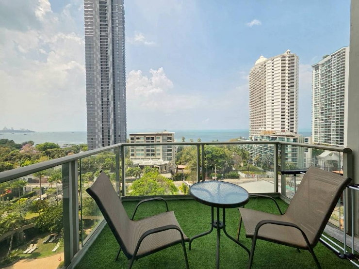 รูป ให้เช่า The Riviera Wongamat ขนาด 50 ตร.ม. 1 ห้องนอน เฟอร์ครบ พร้อมเข้าอยู่ - รูปที่ 2/12