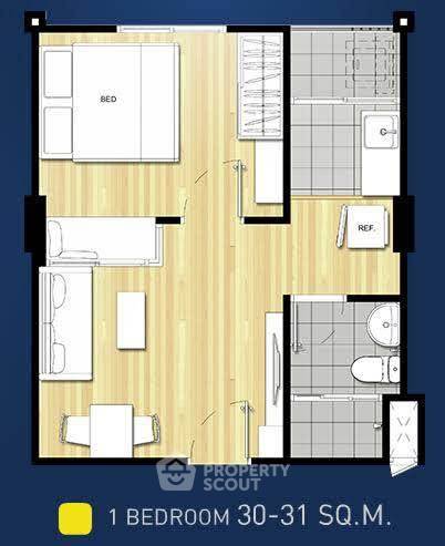 picture 1-BR Condo at Condo U Vibha Ladprao near BTS Mo Chit (ID 2983371) - 8/10