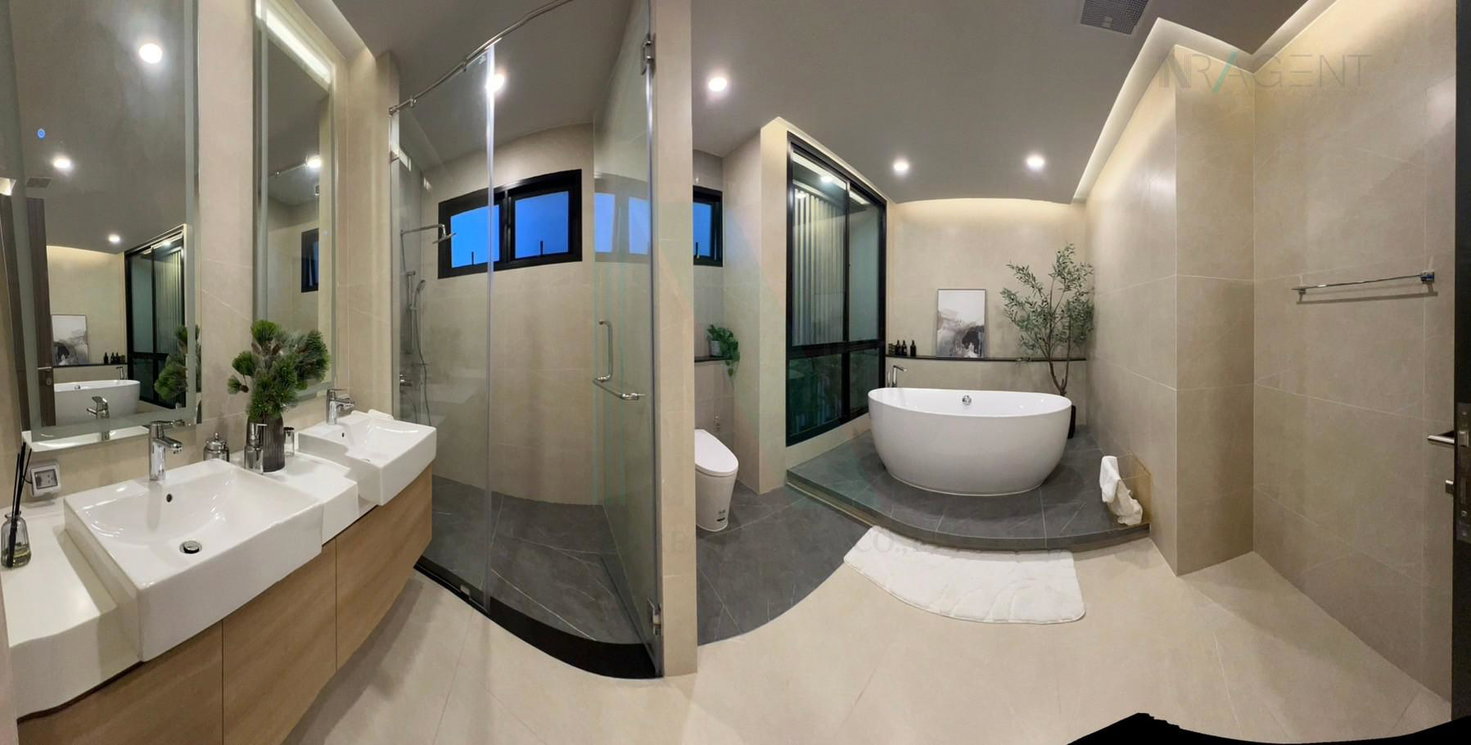 รูป 📌 ให้เช่าบ้านเดี่ยว 3 ชั้น เดอะ มาสเตอร์ สุขุมวิท - อ่อนนุช 4 ห้องนอน 6 ห้องน้ำ - รูปที่ 8/8