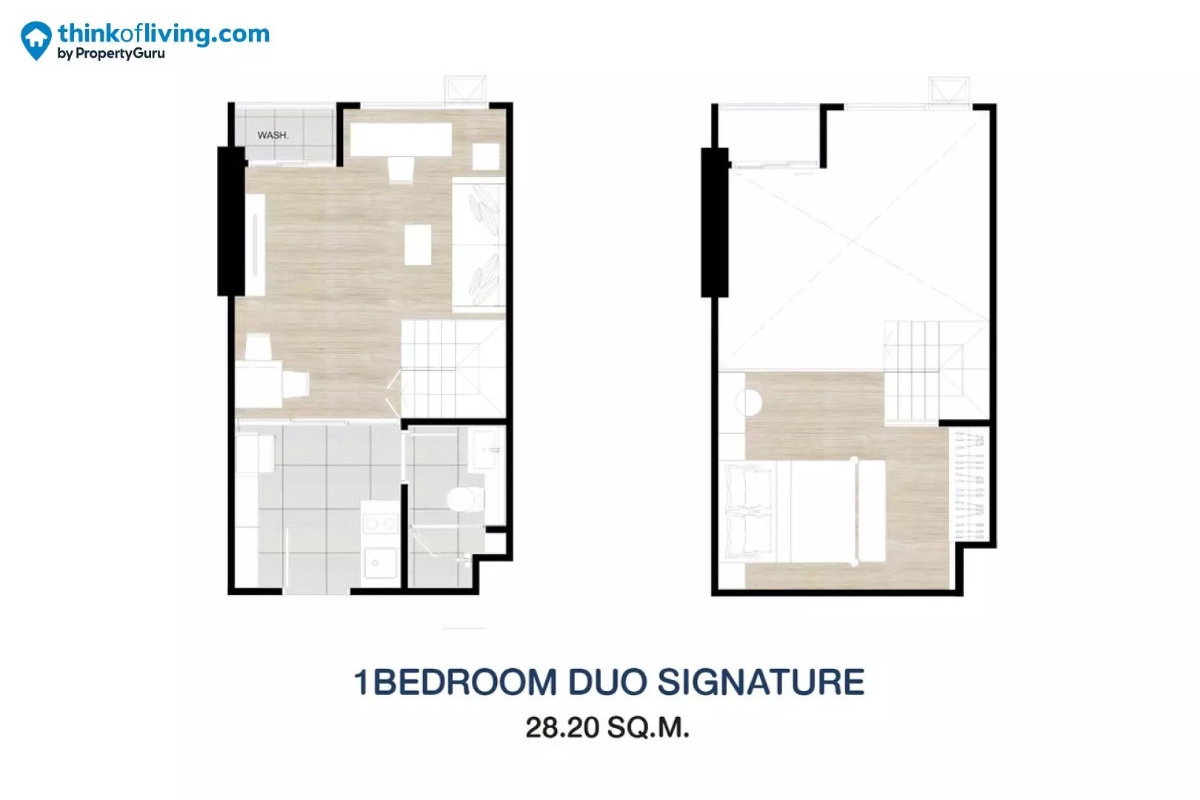 รูป [ให้เช่า] 1-Bedroom Duplex : ออริจิ้น เพลย์ บางขุนนนท์ 🚇ใกล้ MRT บางขุนนนท์ 200 ม. - รูปที่ 12/12