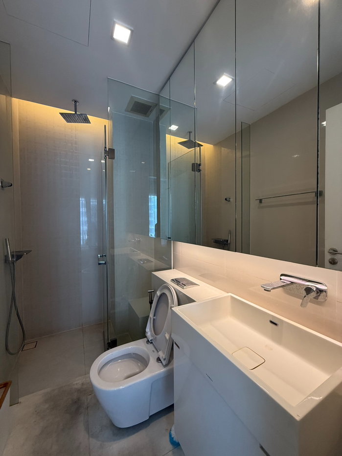 รูป The Saint Residences ห้องชั้น 20+ วิวสวย ไม่บล็อค ห้องเงียบสงบ ห้องเฟอร์ครบ เครื่องใช้ไฟฟ้าครบ - รูปที่ 8/9