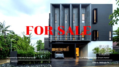 Houses for sale Wat Suwan Pradit (Wat Chang Kham Noi) : SS-134 🔥 Brand new pool villa for sale ✨ Luxurious 3-story house with private swimming pool. Prime location near Kad Farang, Hang Dong