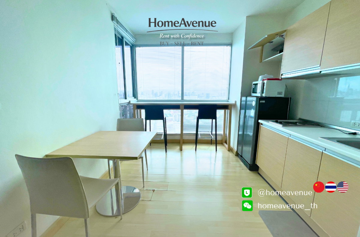รูป Highlight✨ 1Bed 🚇 ใกล้MRT รัชดาภิเษก💥📲 Line: @homeavenue ⭐HA-5055 - รูปที่ 2/6