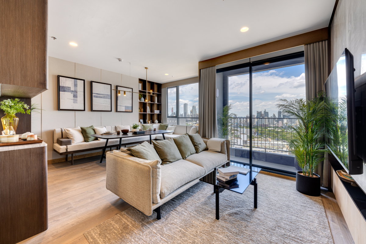รูป  the crown residences 2 ห้องนอนการันตีราคาดีที่สุดบนถนนพระราม 4  - รูปที่ 3/8