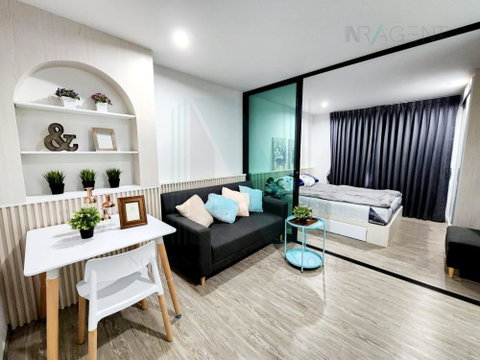 For rent, Rye Sukhumvit 101/1, 1 bedroom, 7th floor, near BTS Punnawithi.