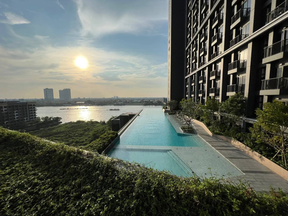 รูป 🔥 ขายคอนโด เดอะ โพลิแทน อควา (The Politan Aqua) คอนโดริมแม่น้ำเจ้าพระยา วิวสวย MRT สะพานพระนั่งเกล้า - รูปที่ 2/10