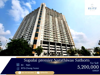 ขายคอนโด : ✨HOT DEAL! Below Market Value at Supalai Premier Narathiwas-Sathorn✨