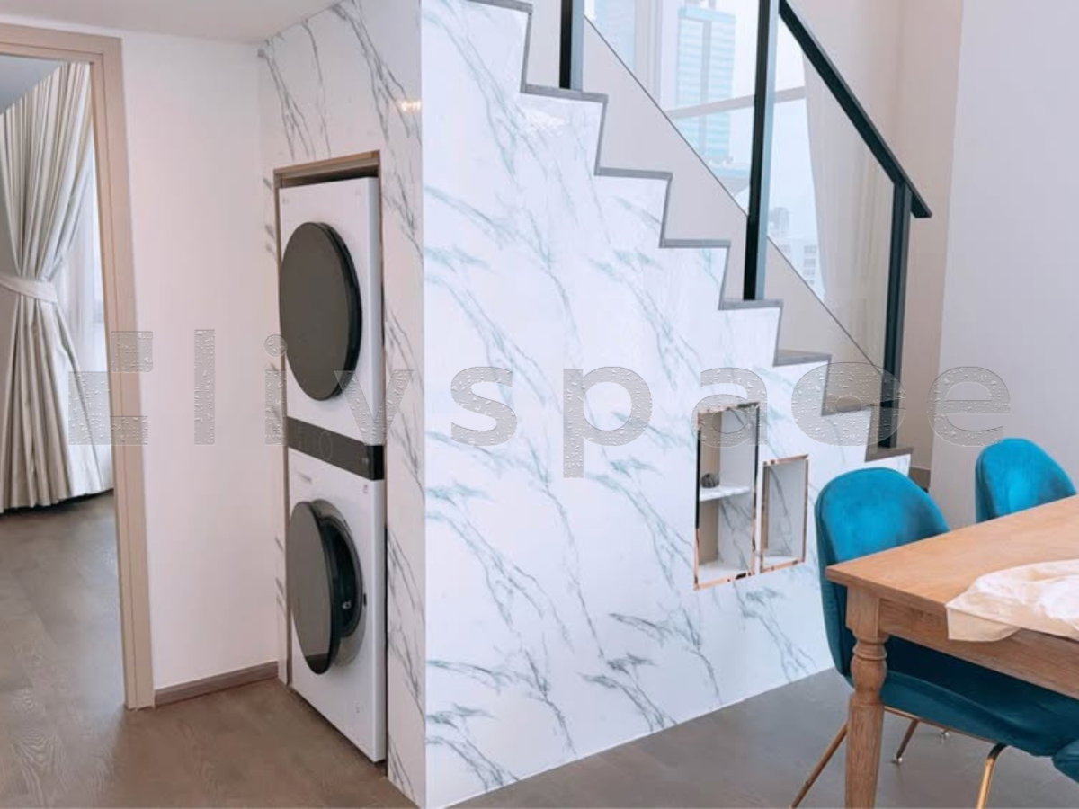 picture ▚ LK113ツ [RARE ITEM] For Rent! Park Origin Ratchathewi - Duplex 3BR, High Floor, Pristine Condition, Near BTS Ratchathewi - 5/10