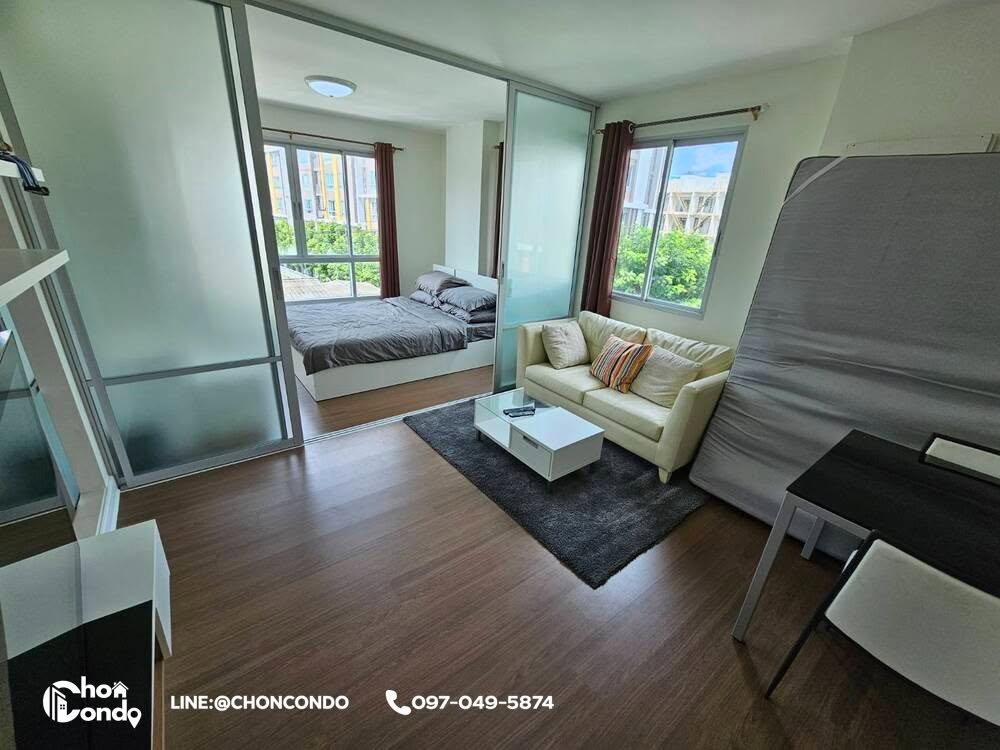 รูป DCondo ดีคอนโด ชั้น4 ตึกD ------------ ห้องมุม ---- 25 มิ.ย. 2569 ---------Tel 097-049-5874 (Line: @choncondo มี@ด้วย) - รูปที่ 10/13