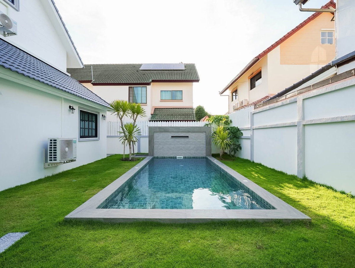 รูป ขายบ้านเดี่ยวพัทยา 4 ห้องนอน ทุ่งกลม-ตาลหมัน เดินทางสะดวก พร้อมสระส่วนตัว ของแถมจัดเต็ม พร้อมอยู่ทันที - รูปที่ 2/25