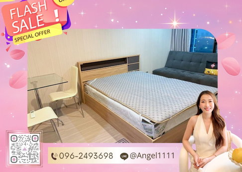 ✨🦄 Ready to Move🦄✨ Life Ladprao 🚝 ใกล้ BTS สถานีห้าแยกลาดพร้าว เฟอร์ครบ จบในที่เดียว โทร 096-2493698 (LLP0520)