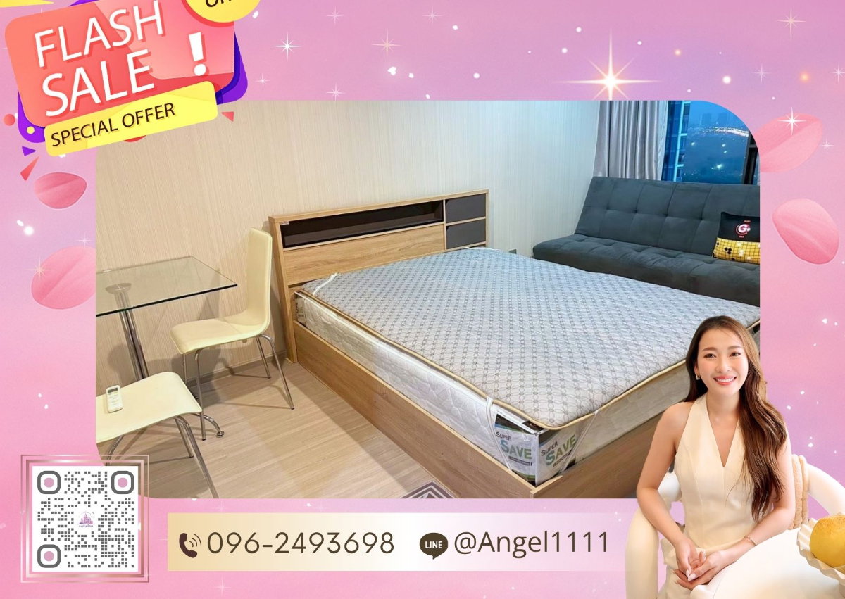 รูป ✨🦄 Ready to Move🦄✨ Life Ladprao 🚝 ใกล้ BTS สถานีห้าแยกลาดพร้าว เฟอร์ครบ จบในที่เดียว โทร 096-2493698 (LLP0520) - รูปที่ 1/20