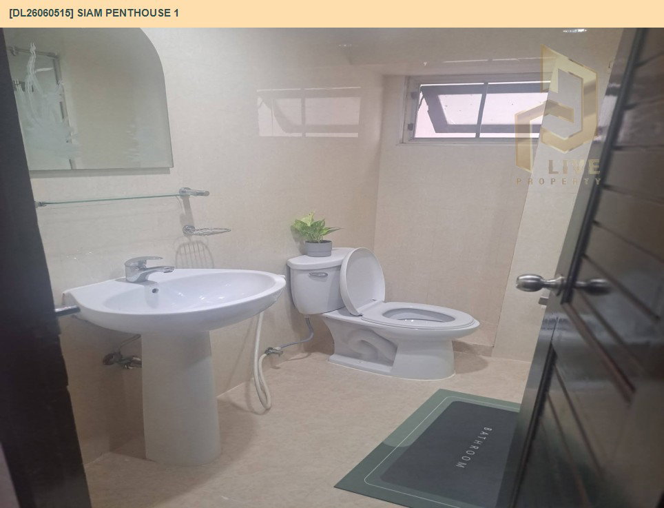 รูป DL26060515 ให้เช่าคอนโด สยาม เพนท์เฮาส์ 1 (Siam Penthouse 1) ใกล้ - พร้อมเข้าอยู่ โทรด่วน 0614453194 LineID @952jdxxk - รูปที่ 8/9