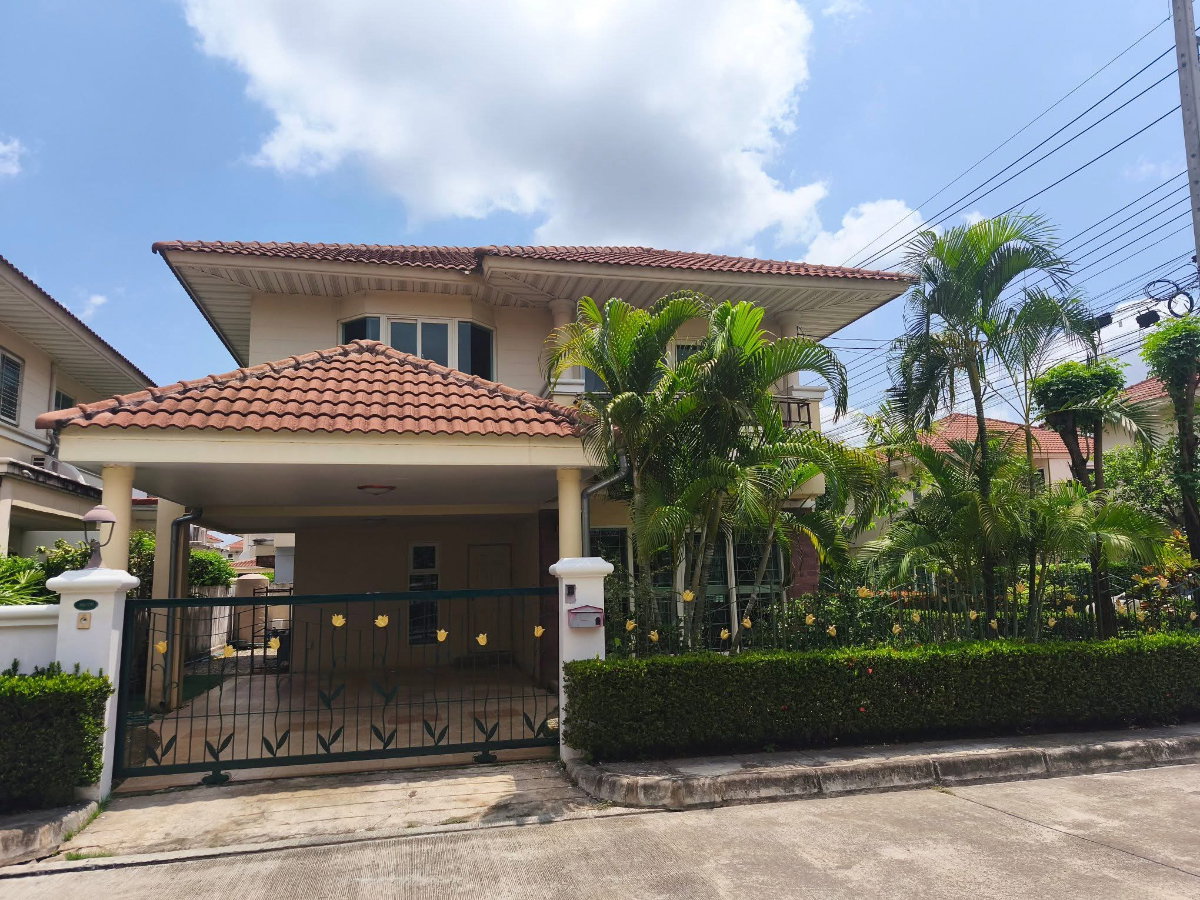 รูป 🏡 ให้เช่าบ้านเดี่ยว แปลงมุม ในโครงการคุณภาพ เดินทางสะดวก ติดถนนวงแหวนรอบ 2 ใกล้โรงเรียนนานาชาติ พร้อมเฟอร์นิเจอร์ครบชุด ทำเลดีมาก เดินทางสะดวก - รูปที่ 1/13