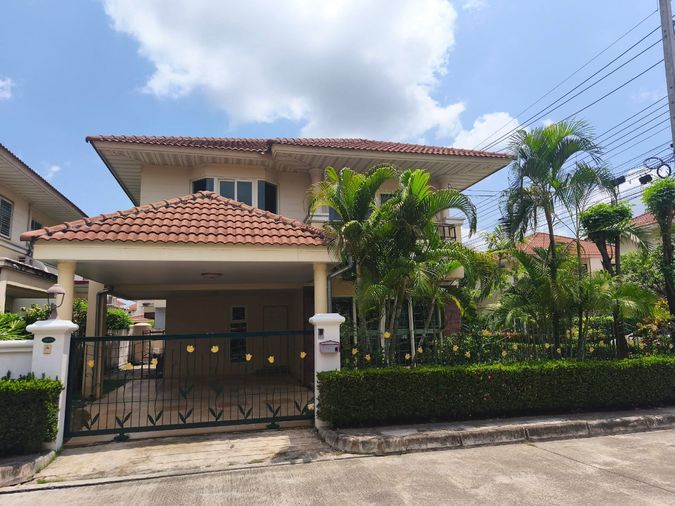 🏡 ให้เช่าบ้านเดี่ยว แปลงมุม ในโครงการคุณภาพ เดินทางสะดวก ติดถนนวงแหวนรอบ 2 ใกล้โรงเรียนนานาชาติ พร้อมเฟอร์นิเจอร์ครบชุด ทำเลดีมาก เดินทางสะดวก