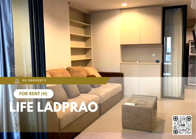 Condos for rent : For Rent ✨ Life Ladprao ✨ 2 Bedrooms, Fully Furnished and Equipped with Appliances, Near BTS Ha Yaek Ladprao Station