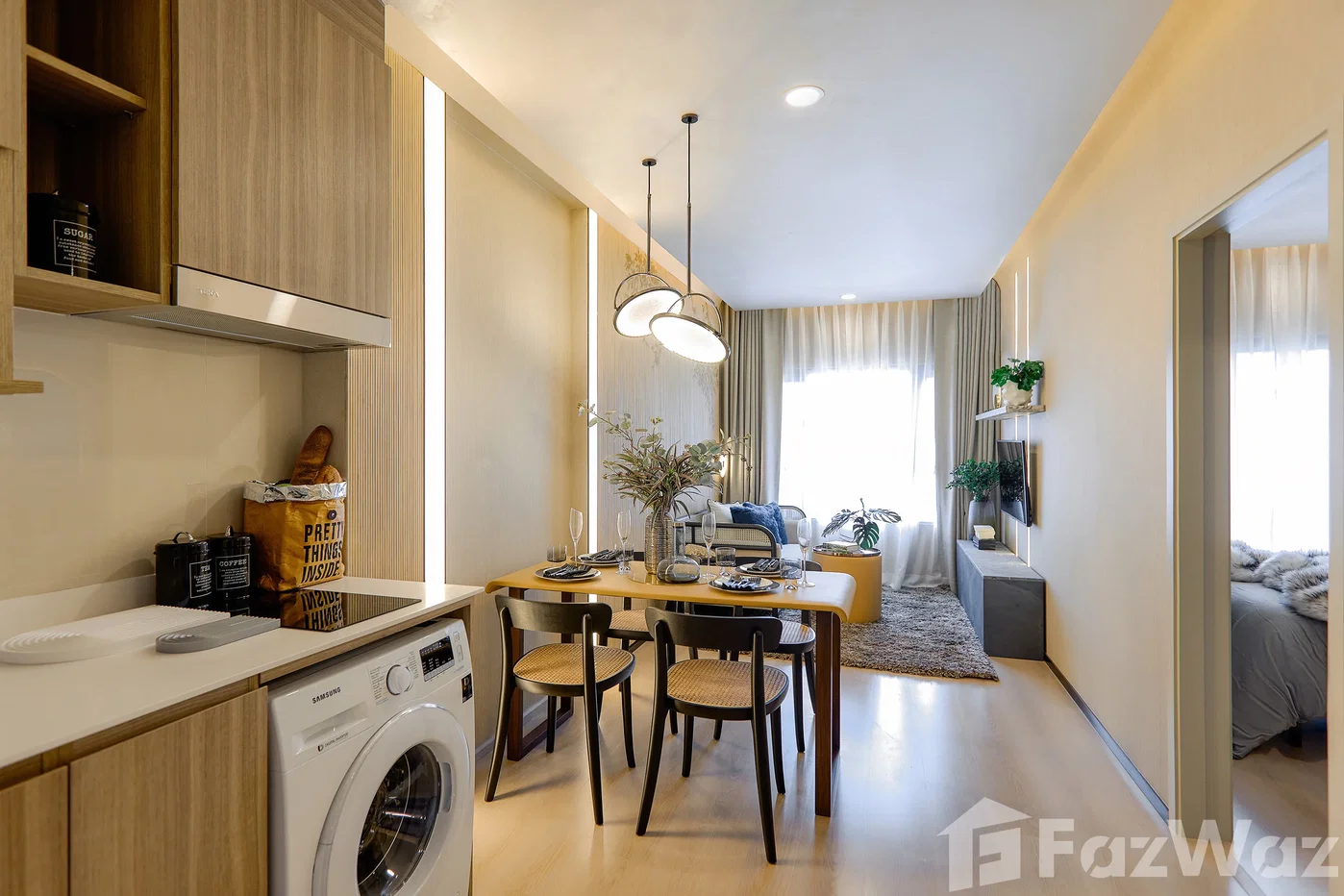 รูป ขาย คอนโด 1 ห้องนอน ในโครงการ ไลฟ์ รามา 4 - อโศก 6455381 - รูปที่ 2/7