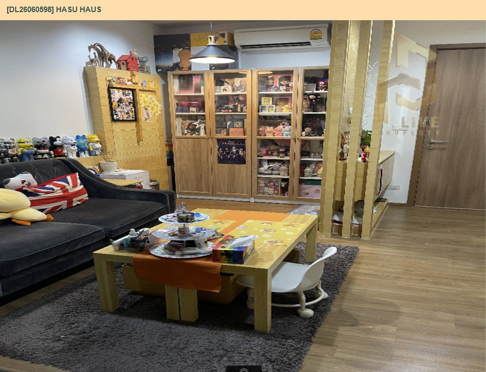 รูป DL26060598 ให้เช่าคอนโด ฮาสุ เฮ้าส์ (Hasu Haus) ใกล้ BTS อ่อนนุช พร้อมเข้าอยู่ โทรด่วน 0653619502 LineID @952jdxxk - รูปที่ 2/6
